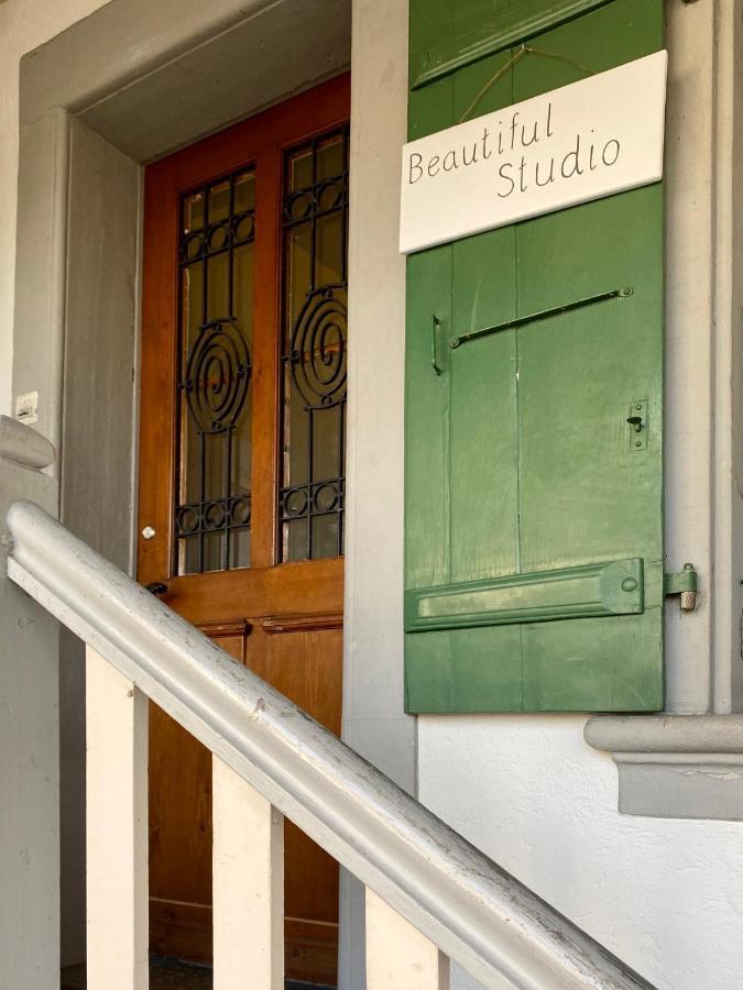 Beautiful Studio In A Villa From 18Th Century Thun Buitenkant foto